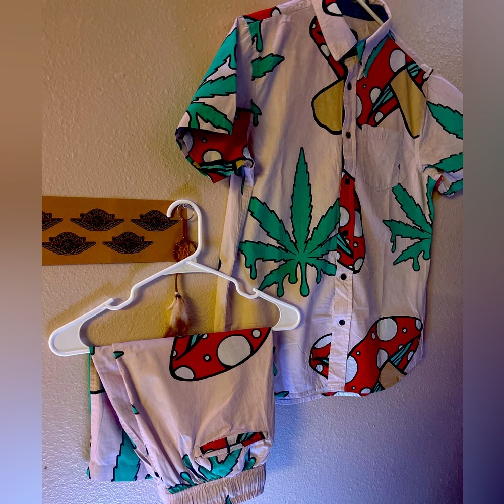 Pot leaf magic mushroom set 🔥